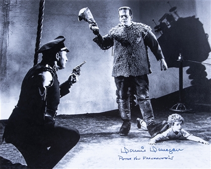 Donnie Dunagan Signed & Inscribed Photo with "Peter Von Frankenstein" Inscription (Beckett)